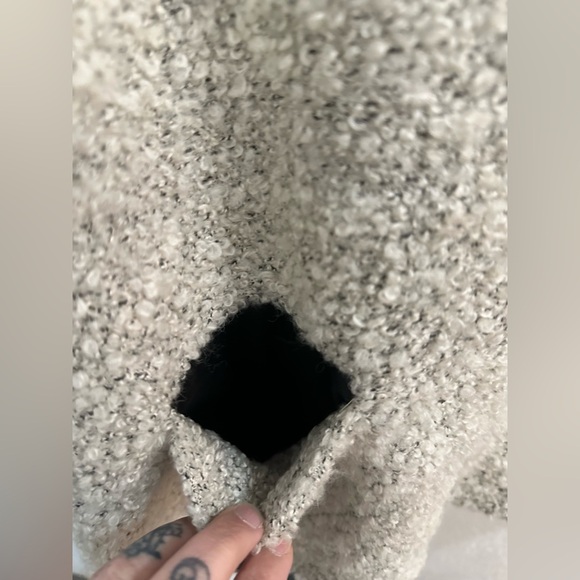 Women’s Libre 3/4 Sleeve Oversized Wool Blend Knit Sweater With Pockets Sz XL - Picture 3 of 6